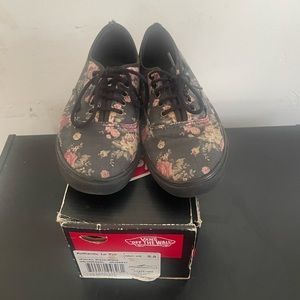 Van’s Floral Sneakers ( size boys 5.5 & Ladies 7)